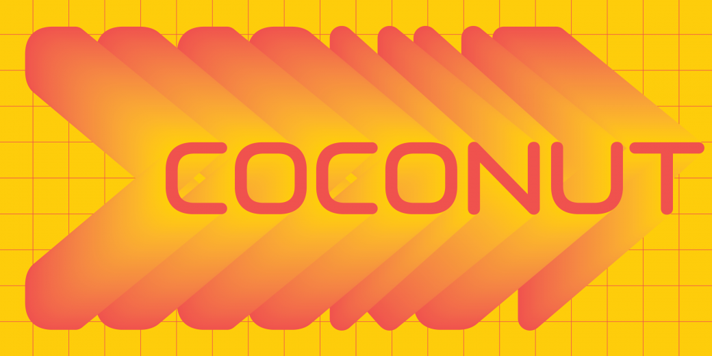 Пример шрифта Coconut #1